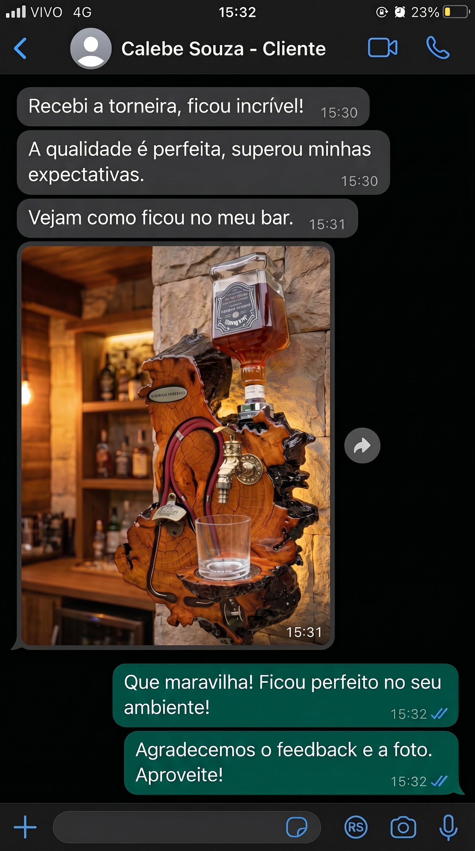 Avaliacao de cliente 1